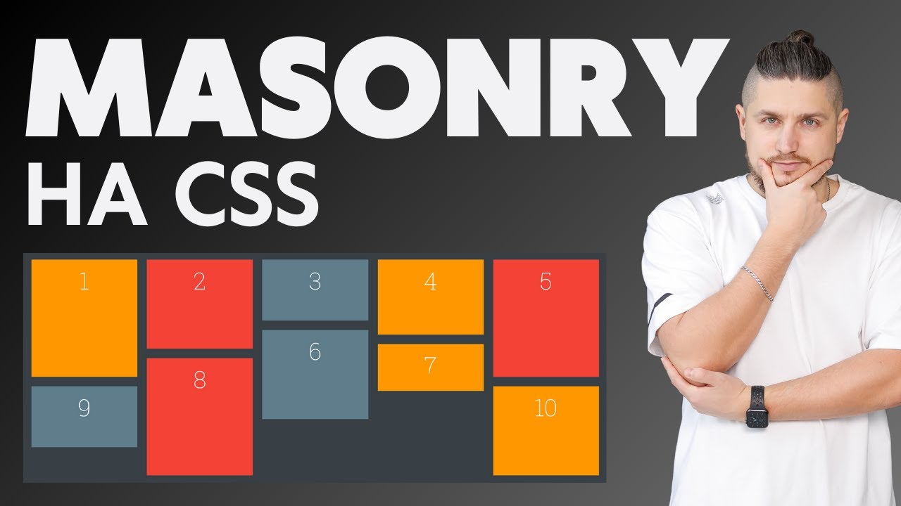 How to create a masonry layout using CSS.