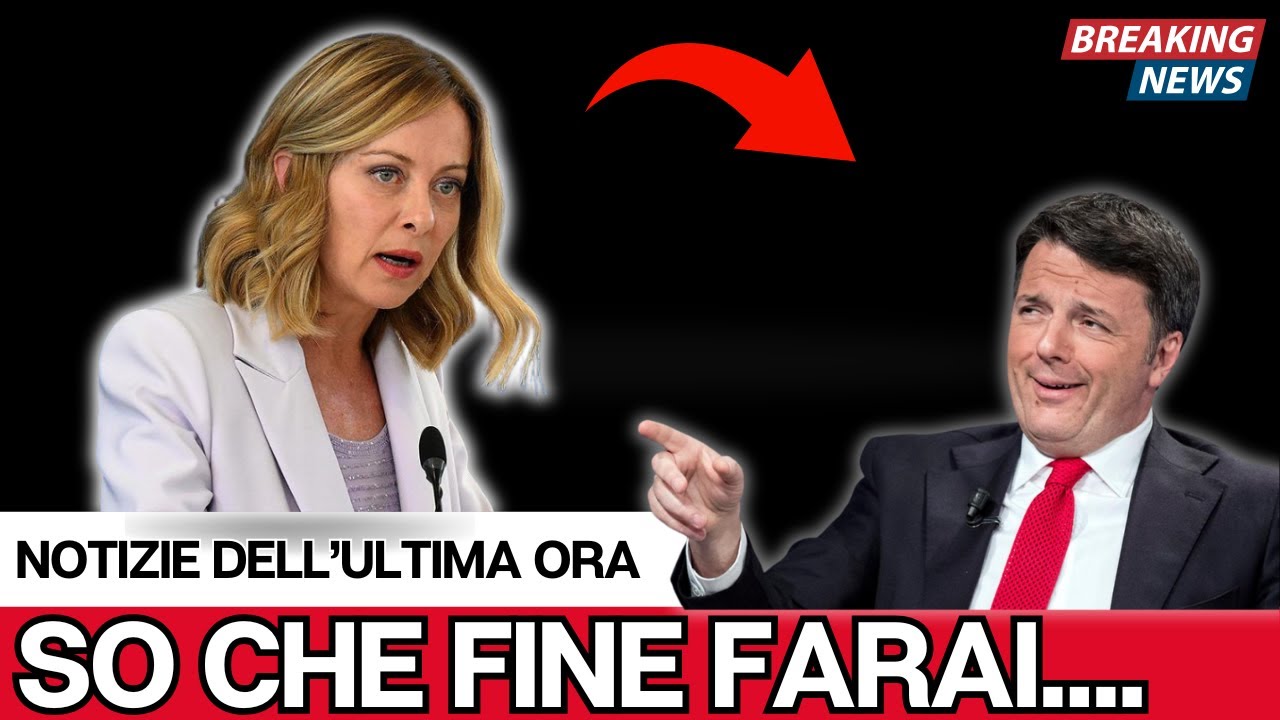 L'ACCUSA DI MATTEO RENZI SCATENA L'IRA DI GIORGIA MELONI, CHE LO UMILIA DAVANTI A TUTTI