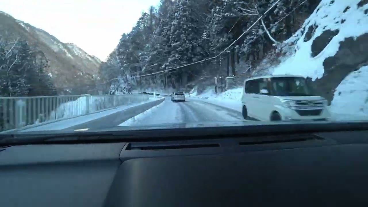 【ドラレコ動画】丸沼高原スキー場スキー場へ　沼田インターより