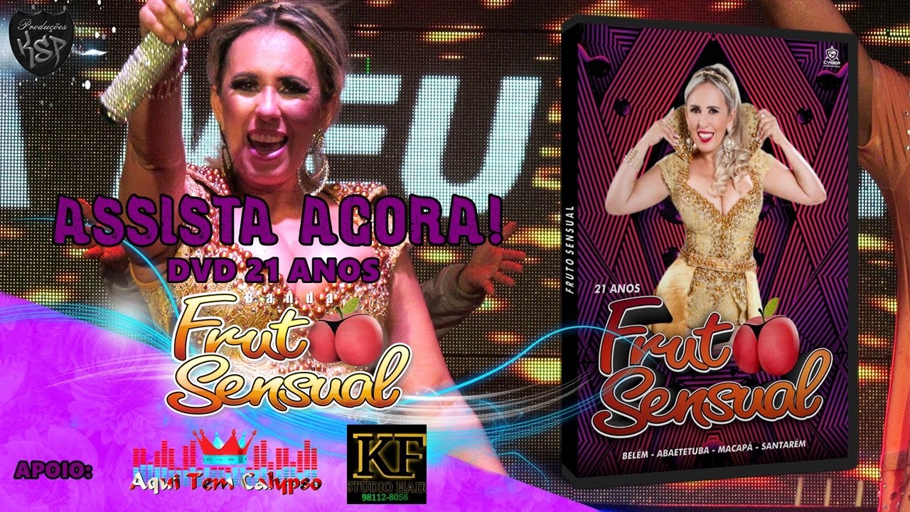 4º dvd Banda Fruto Sensual 21 Anos