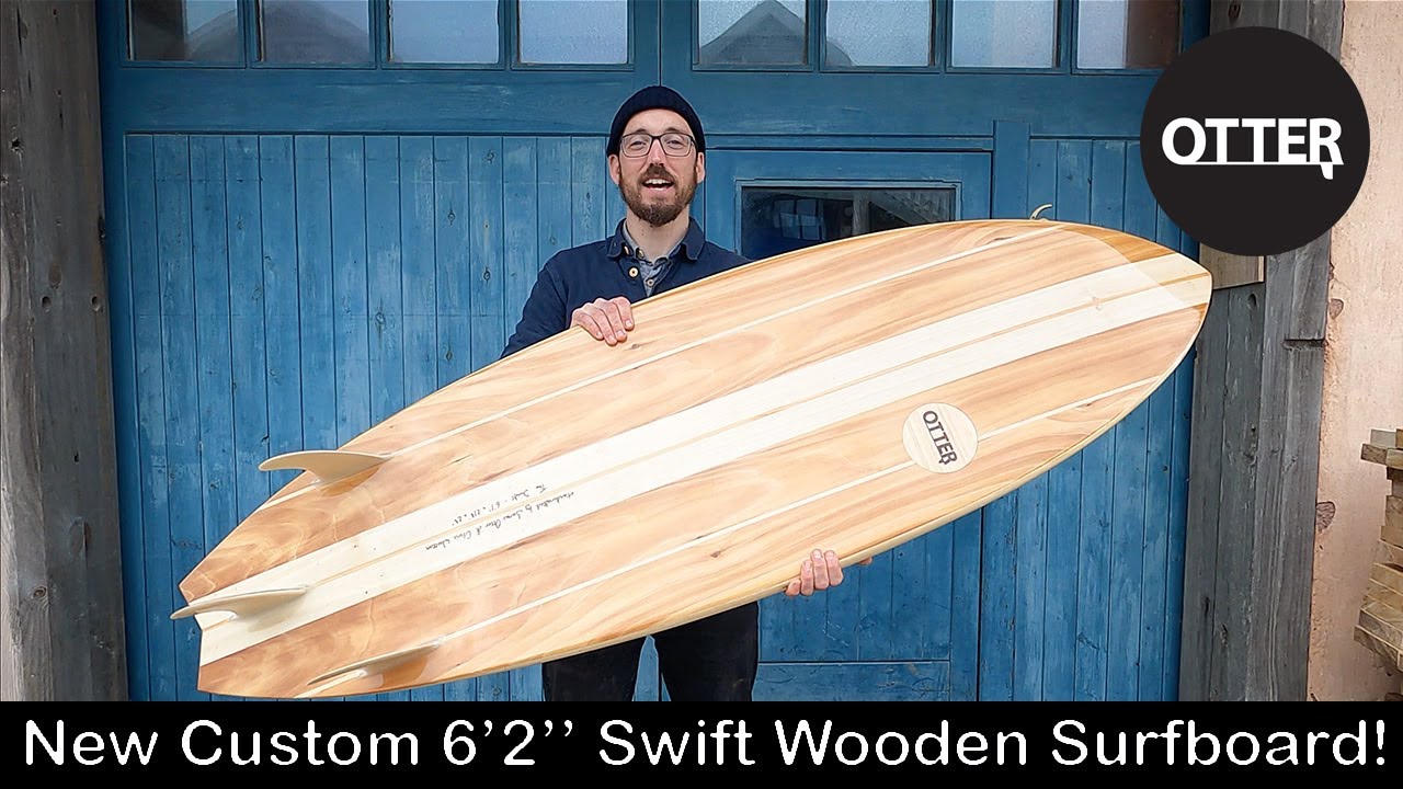 New 6'1'' Custom Swift Wooden Surfboard!