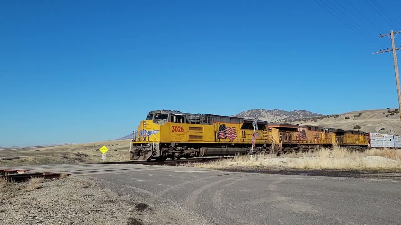 UP PDOG on January 14, 2026 at the Wheelon Siding on the Ogden Subdivision.