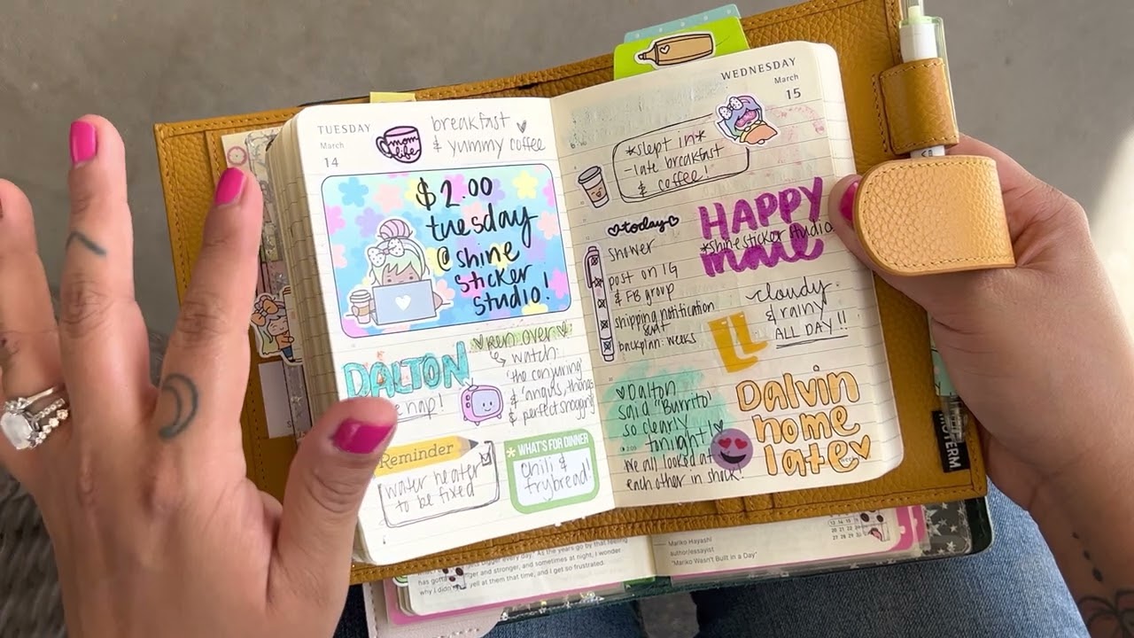 Weekly Flipthrough 3/13-4/2: Hobonichi Weeks Mega & Pocket (Daily) Moleskine