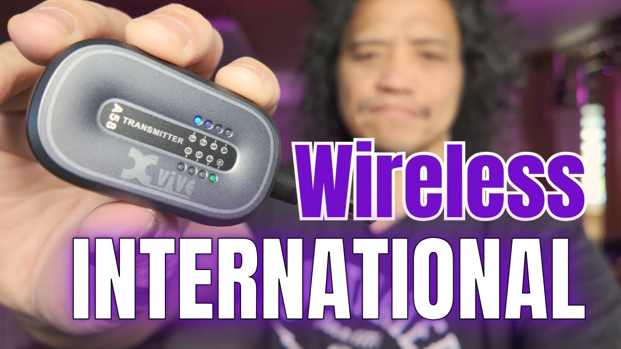 WIRELESS without BORDERS! Xvive A58 Guitar Wireless System