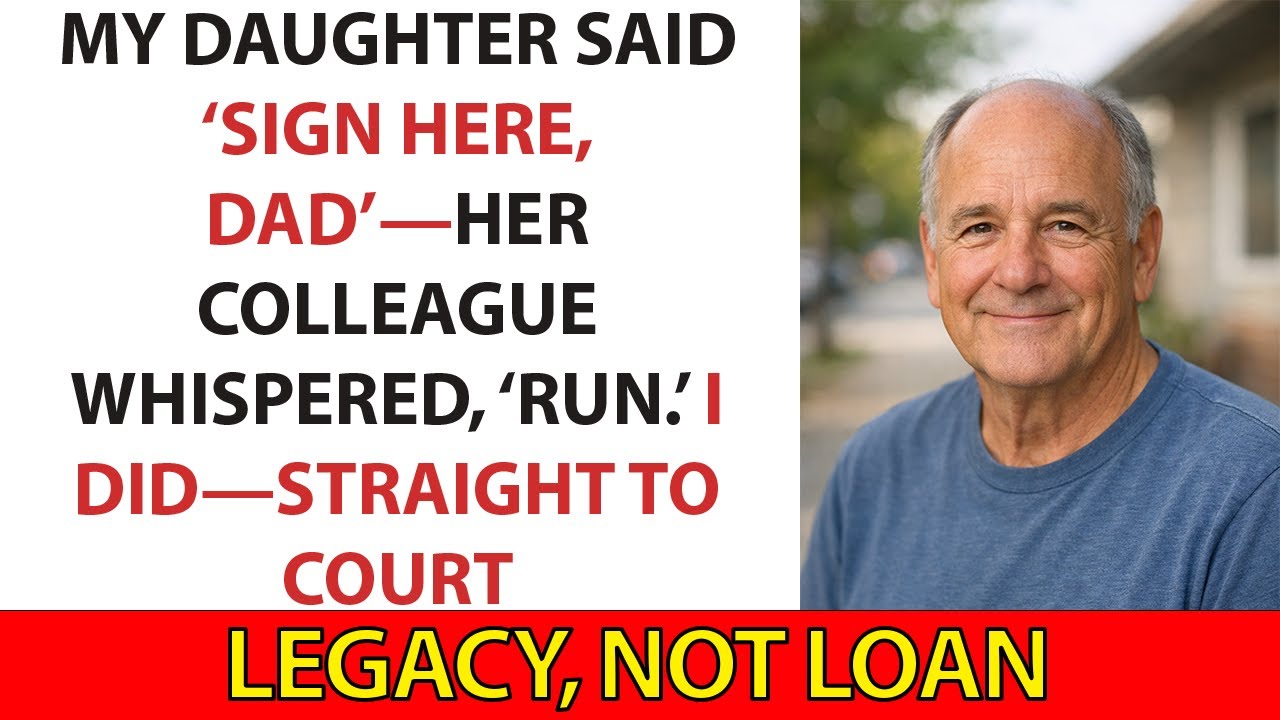 My Daughter Said ‘Sign Here, Dad’—Her Colleague Whispered, ‘Run.’ I Did—Straight to Court
