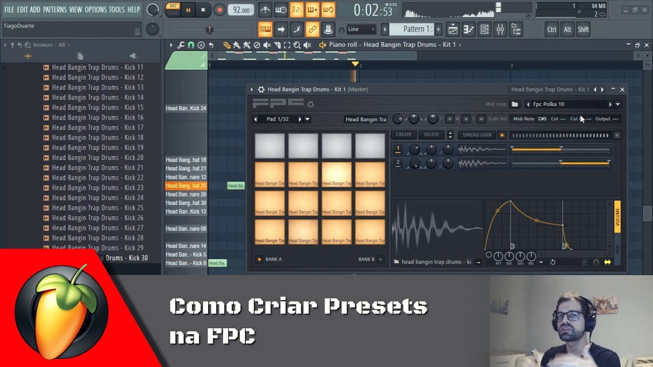 Как создавать пресеты в FPC | Учебное пособие по FL Studio