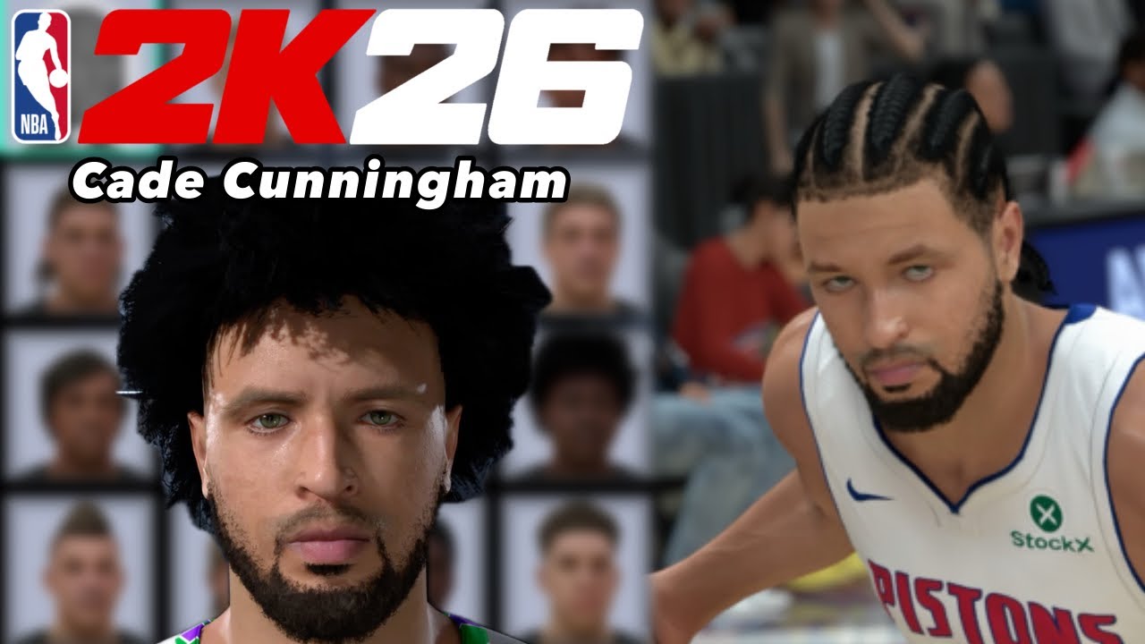 Cade Cunningham face creation NBA2k26!!
