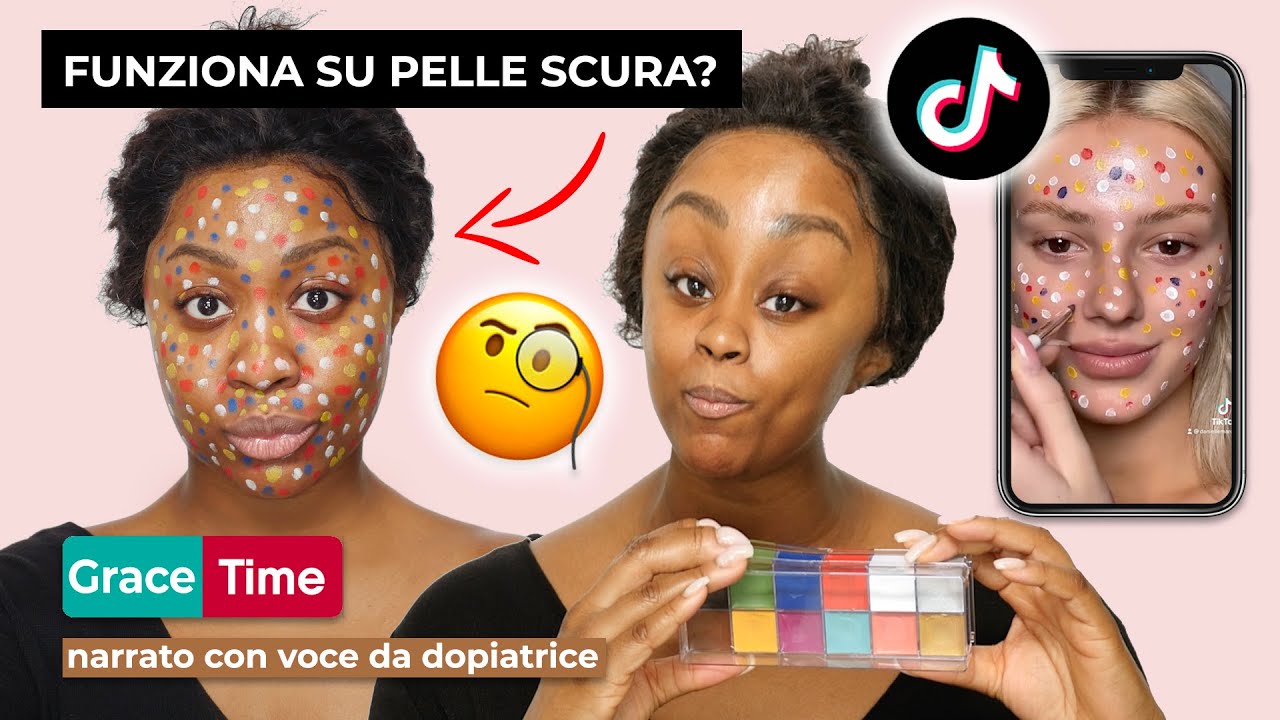 Provo ANCORA TikTok Hack Sul Fondotinta | funzionerà su PELLE SCURA? Tutorial con i COLORI PRIMARI