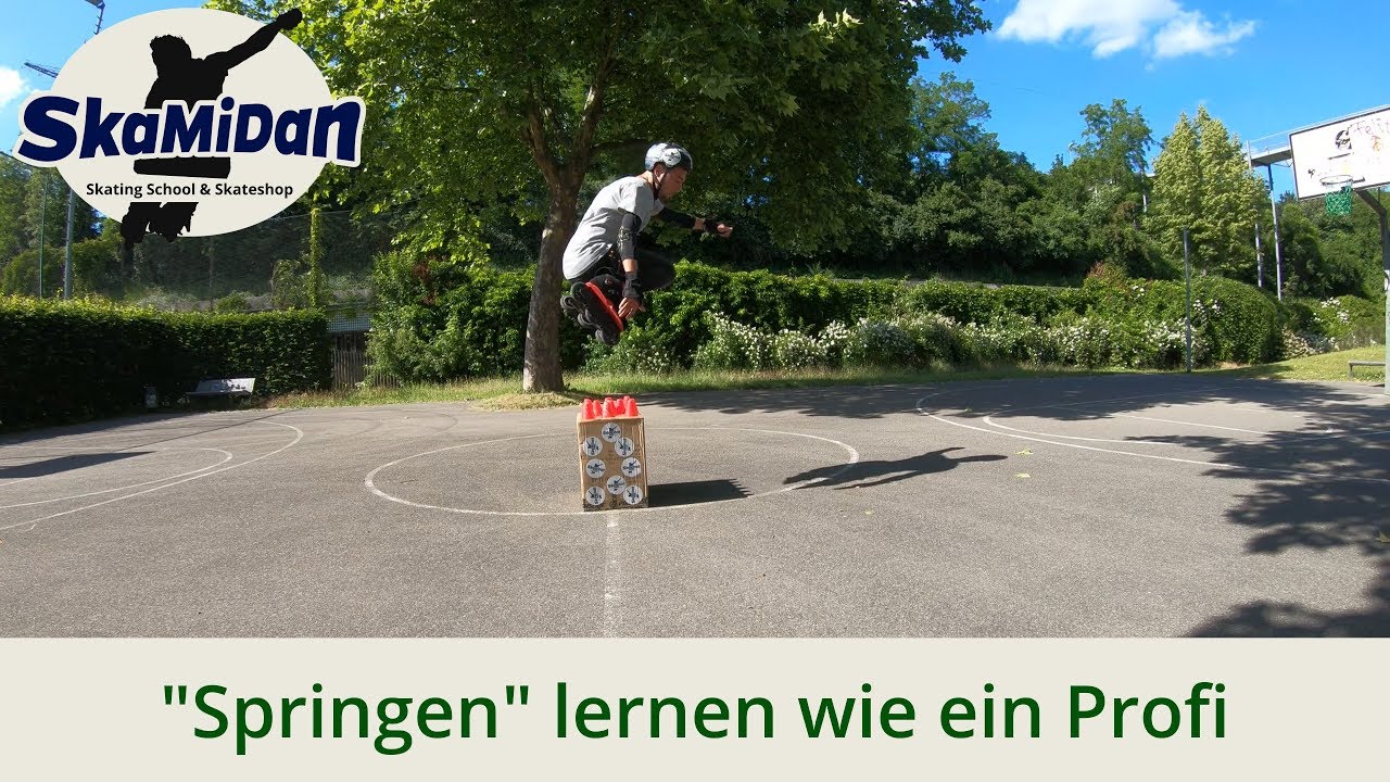 Springen lernen mit Inlineskates - So Lernst du deine perfekten Sprünge - Inline Skating Basics #05