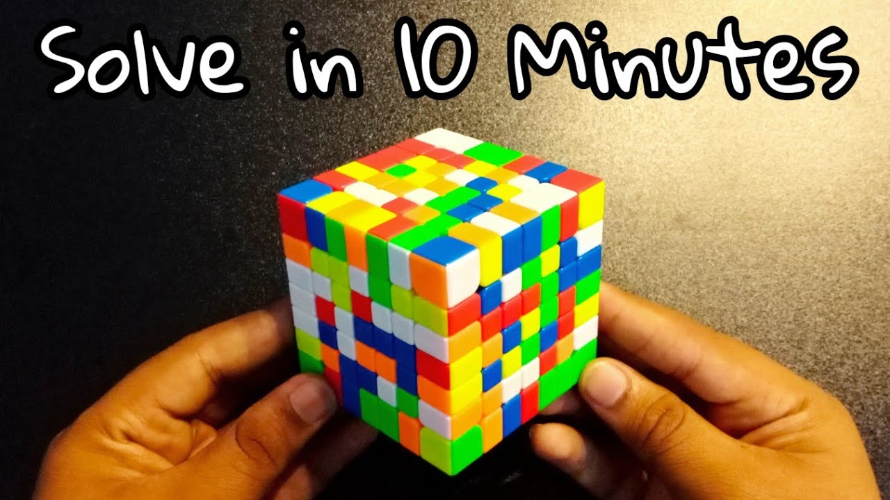 How to Solve a 7x7 Rubiks Cube in 10 Minutes 