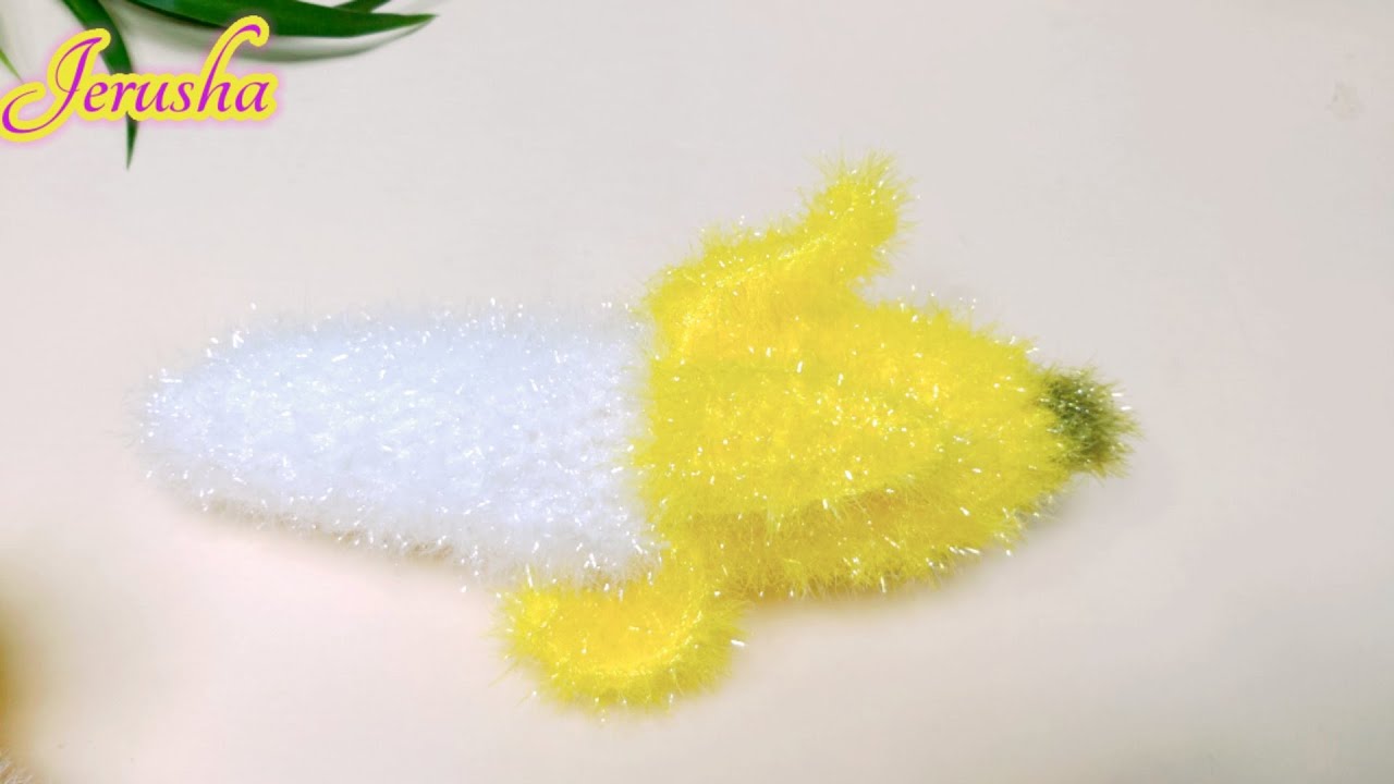 [코바늘수세미]코바늘 바나나수세미/ 코바늘 과일수세미/코바늘초보가능/Crochet Banana