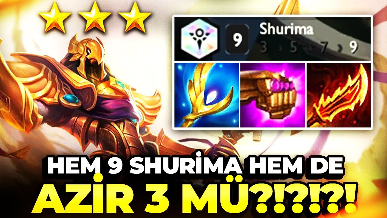 HEM 9 SHURİMA HEM DE AZİR 3 MÜ?!?!?!  | HOLYTHOTH TFT