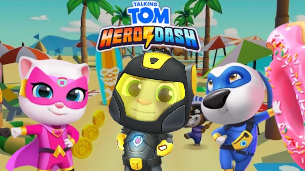 TALKING TOM HERO DASH SALVANDO TODOS OS AMIGOS DO TOM