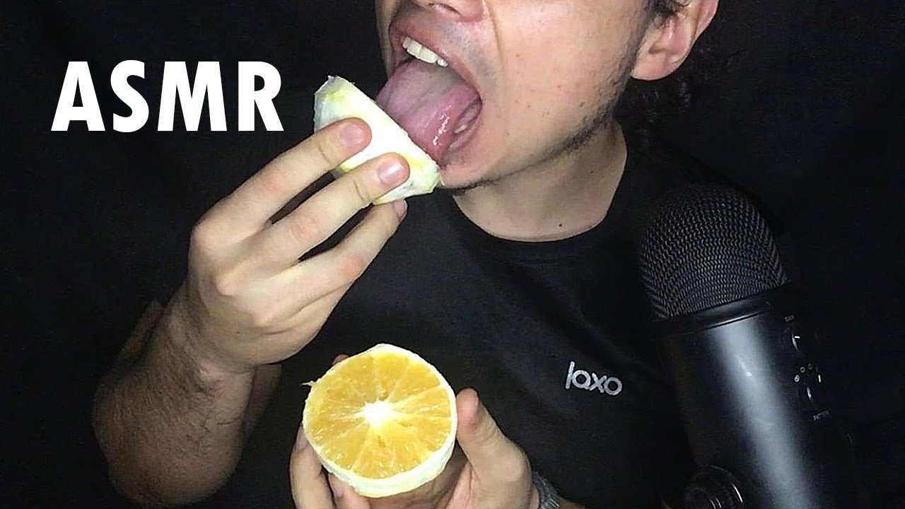 ASMR LAMIENDO NARANJA  | DIEGO ASMR