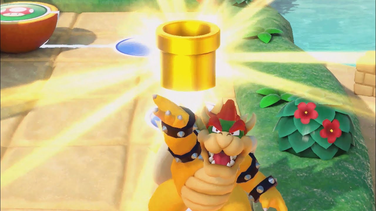Super Mario Party - Mario vs Bowser vs Bowser Jr. vs Luigi - Megafruit Paradise