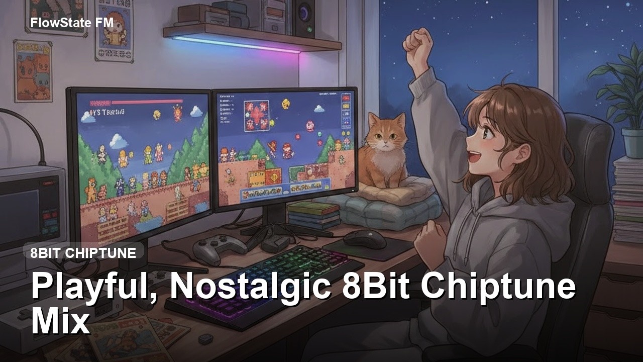 8Bit Chiptune BGM Mix для игр 【1.5 Hours】