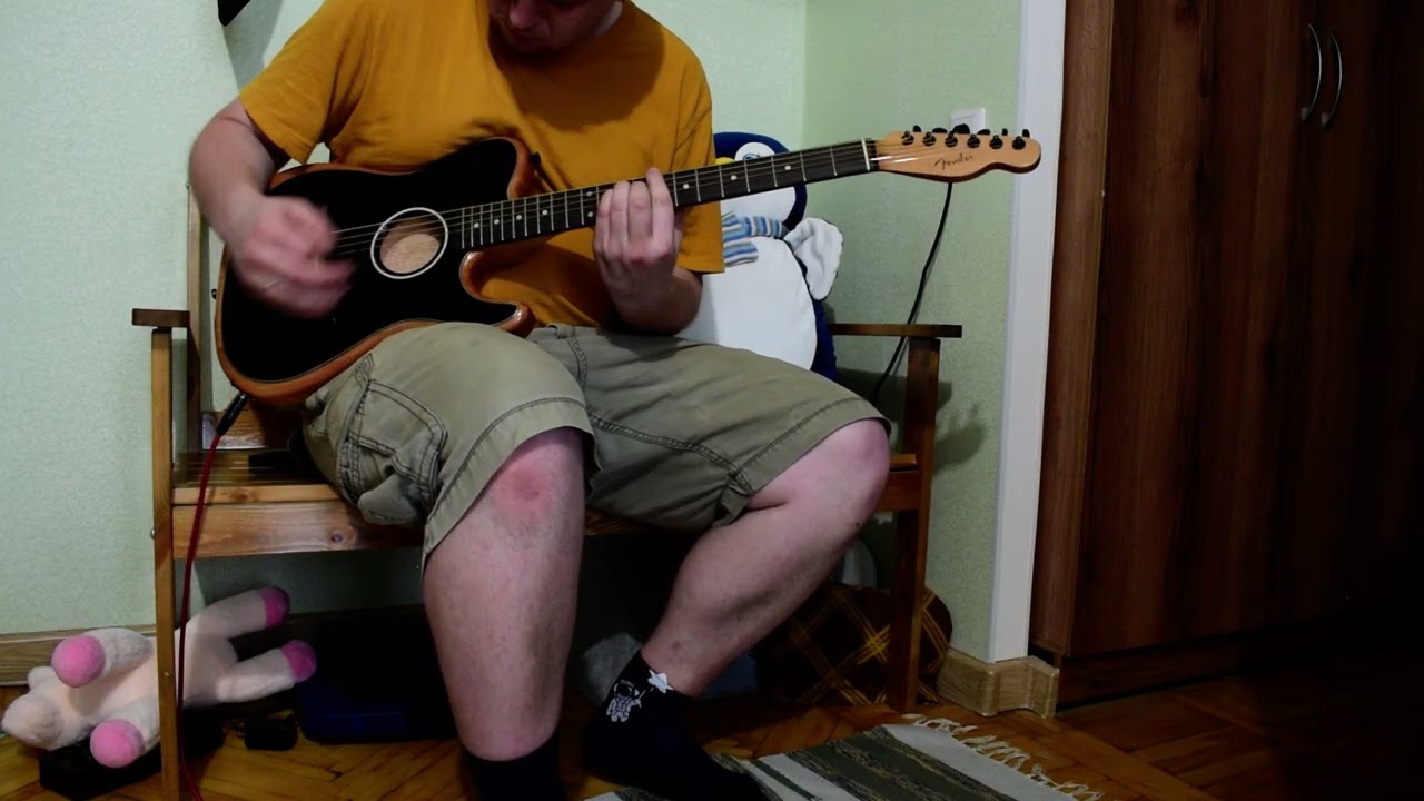 Fender Acoustasonic Telecaster PRC copy guitar test