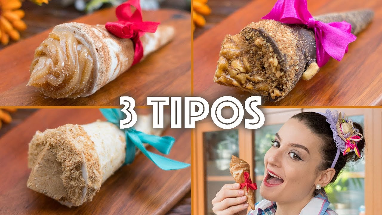 3 TIPOS DE CONE TRUFADO DE FESTA JUNINA - Cozinha do Bom Gosto - Gabi Rossi