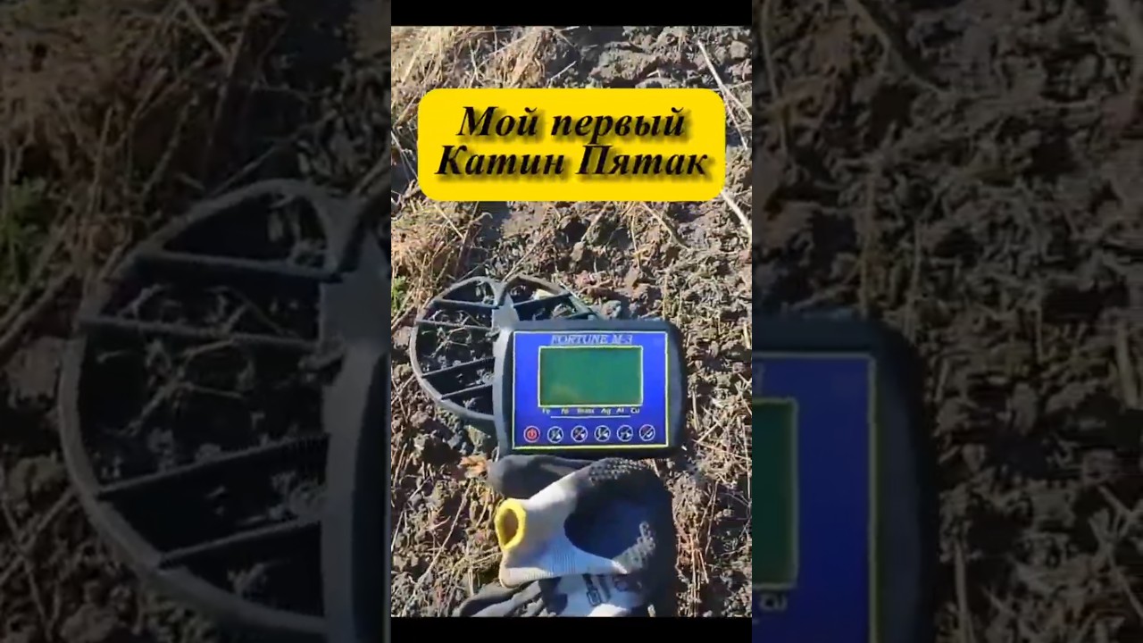 Нашёл Катин пятак #metaldetecting #находкисметаллоискателем #коп #находка