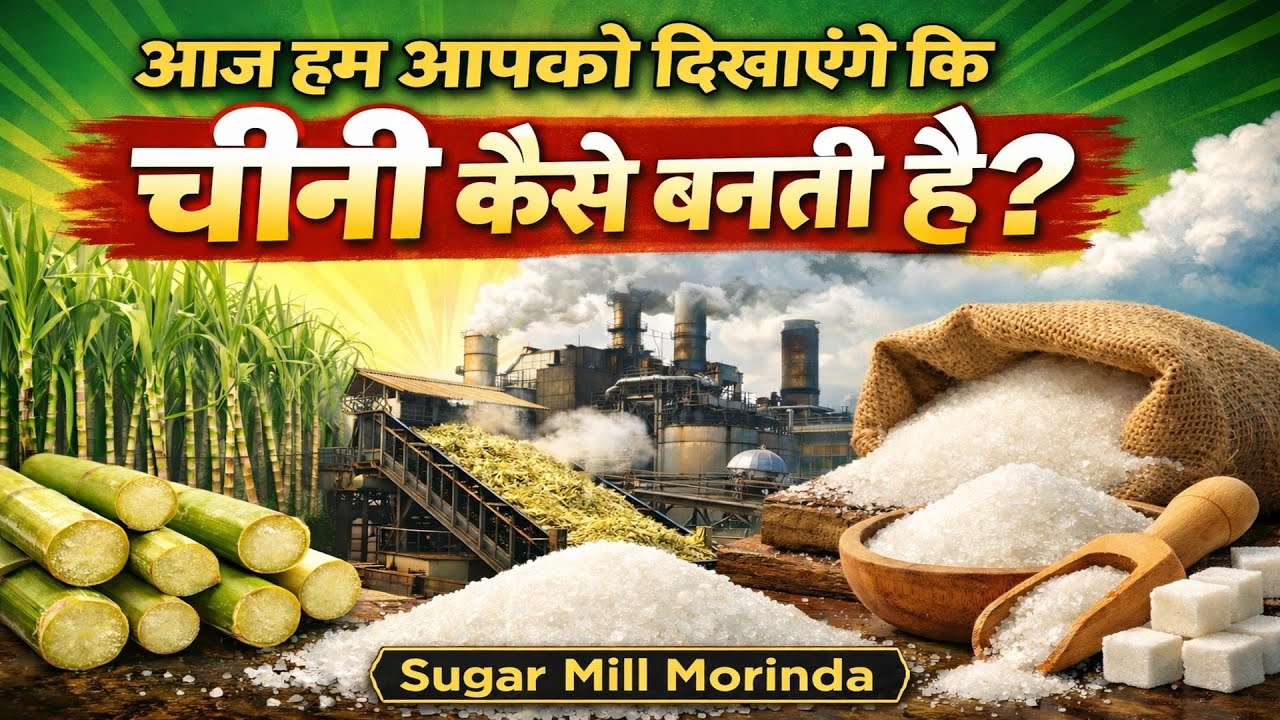 चीनी बनाने की पूरी प्रक्रिया | Complete Sugar Manufacturing Process #myfirstvlog