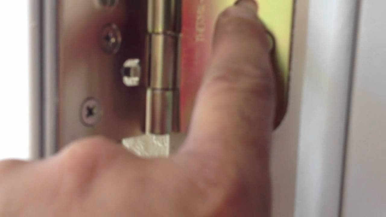 Security door hinge