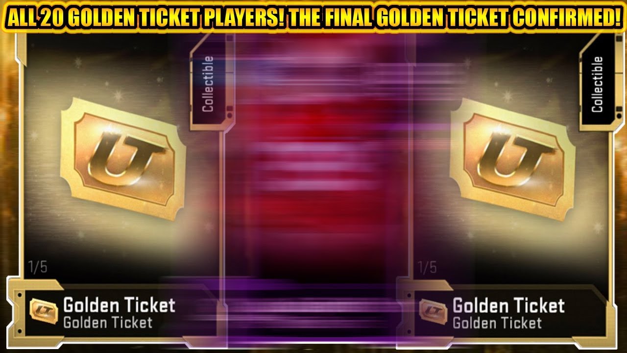ALL 20 GOLDEN TICKET PLAYERS! THE FINAL GOLDEN TICKET PLAYER CONFIRMED! | MADDEN 20 ULTIMATE TEAM