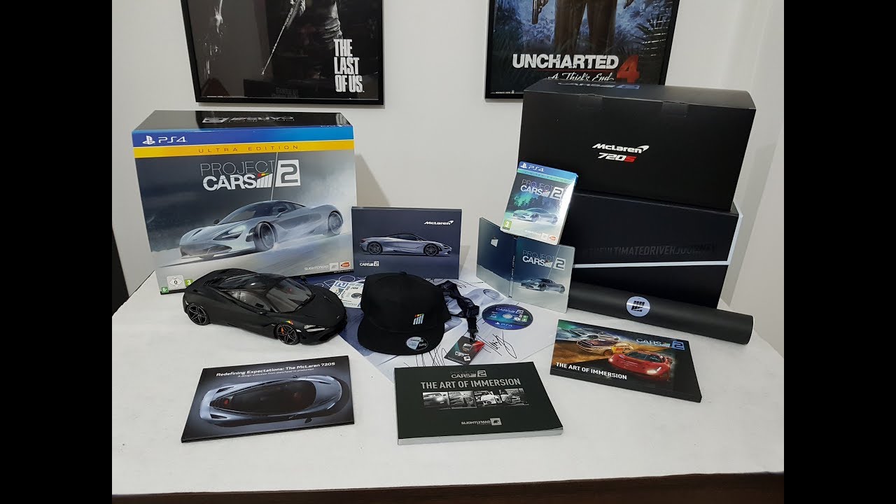 Распаковка Project Cars 2 Ultra Edition PS4 No359