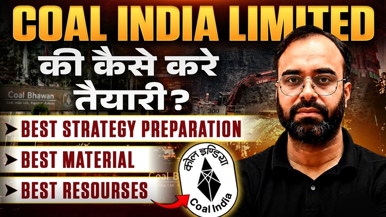 COAL INDIA LIMITED | BEST PLANNING 🔥| #sureshsir #electrical #sscje #rrbje #rseb_je #coalindia