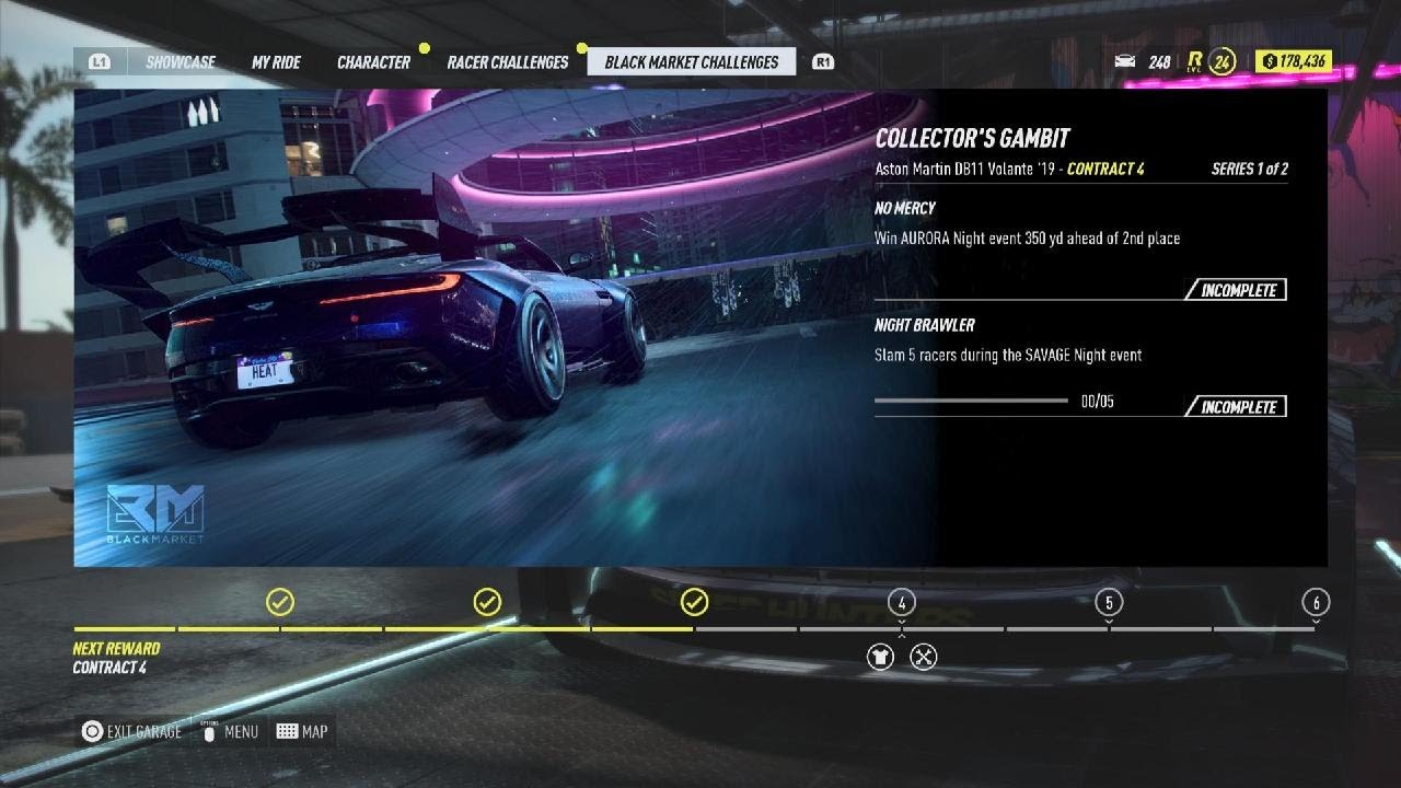 Need for Speed Heat Black Market Contract 4 #abhr84