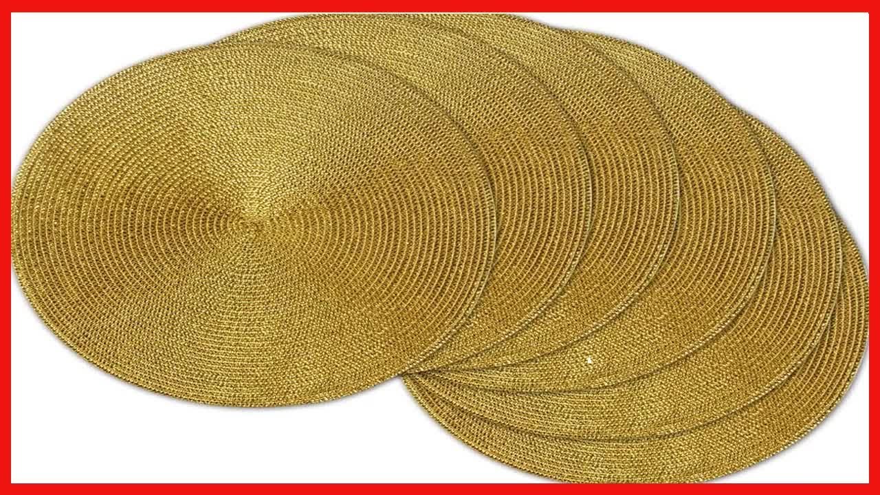 Bon produit -  Set de table rond m&eacute;tallique DII Woven Set de table, 15