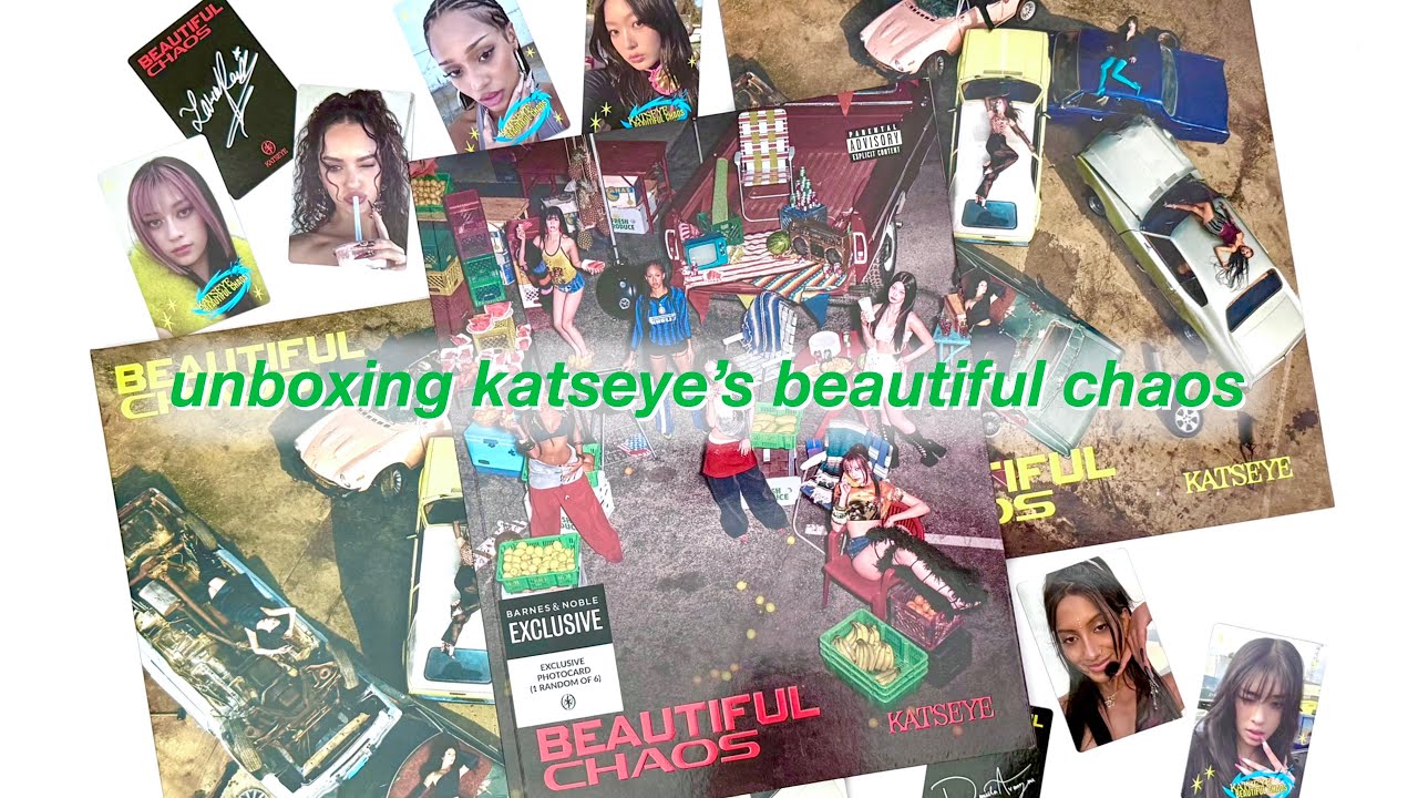 ☆ unboxing beautiful chaos by katseye ☆ vinyl and barnes and noble exclusives !!!