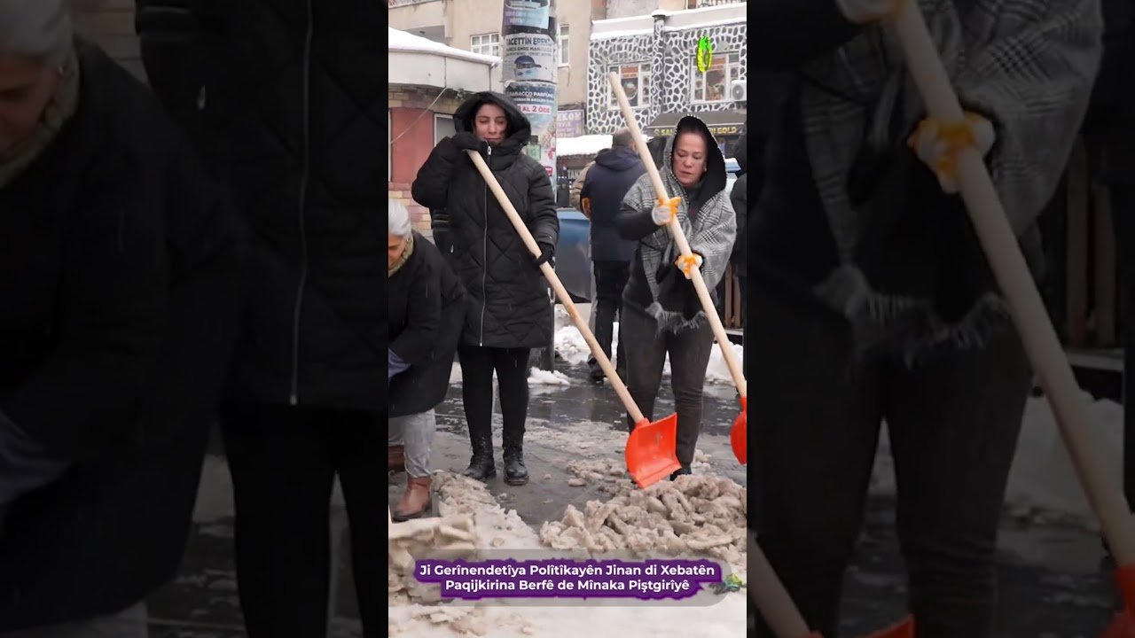 🟣Kadın Politikaları Müdürlüğümüzden kar temizleme çalışmalarında dayanışma örneği
