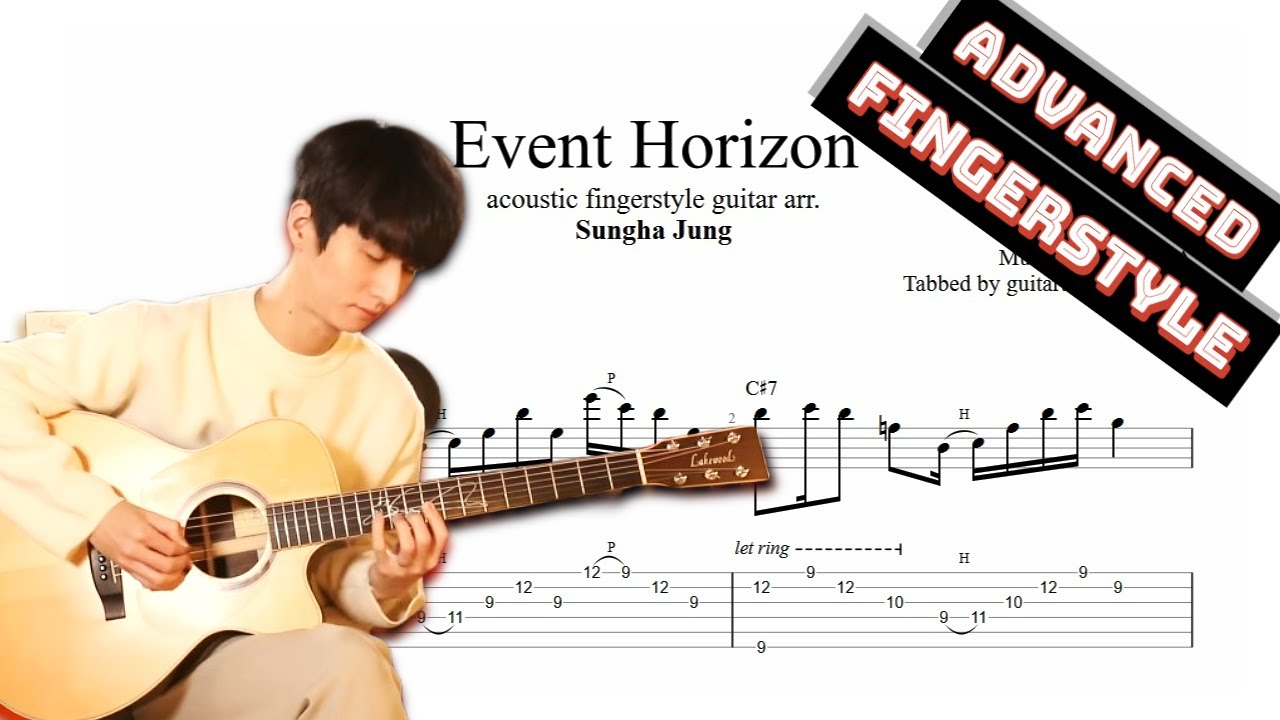 Event Horizon TAB - advanced fingerstyle guitar tabs (PDF + Guitar Pro)