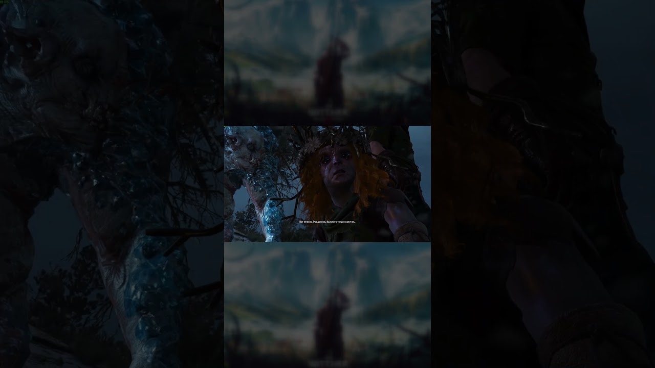 Геральт и переговоры с бандой чудищ  