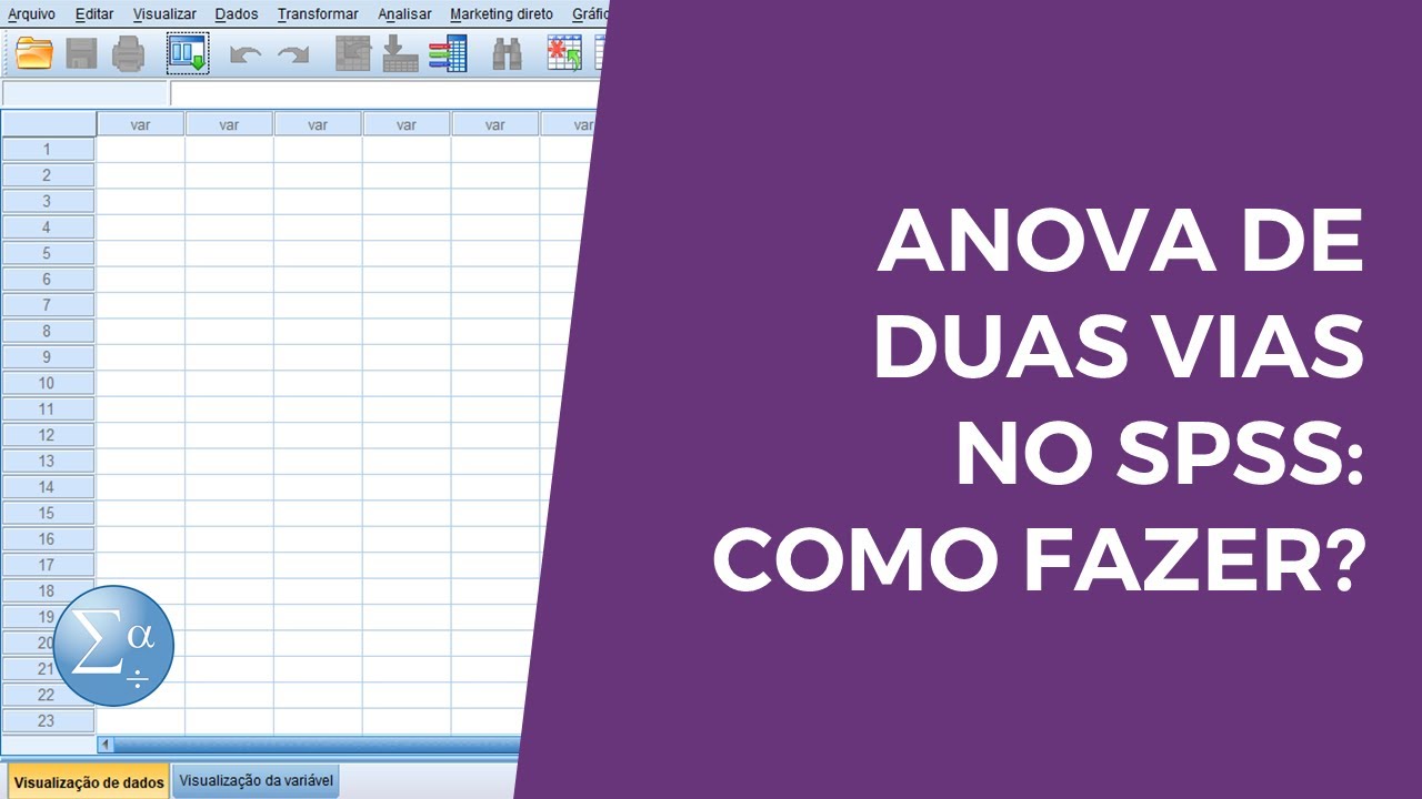 ANOVA de duas vias no SPSS (Aula 6 - Parte 1)