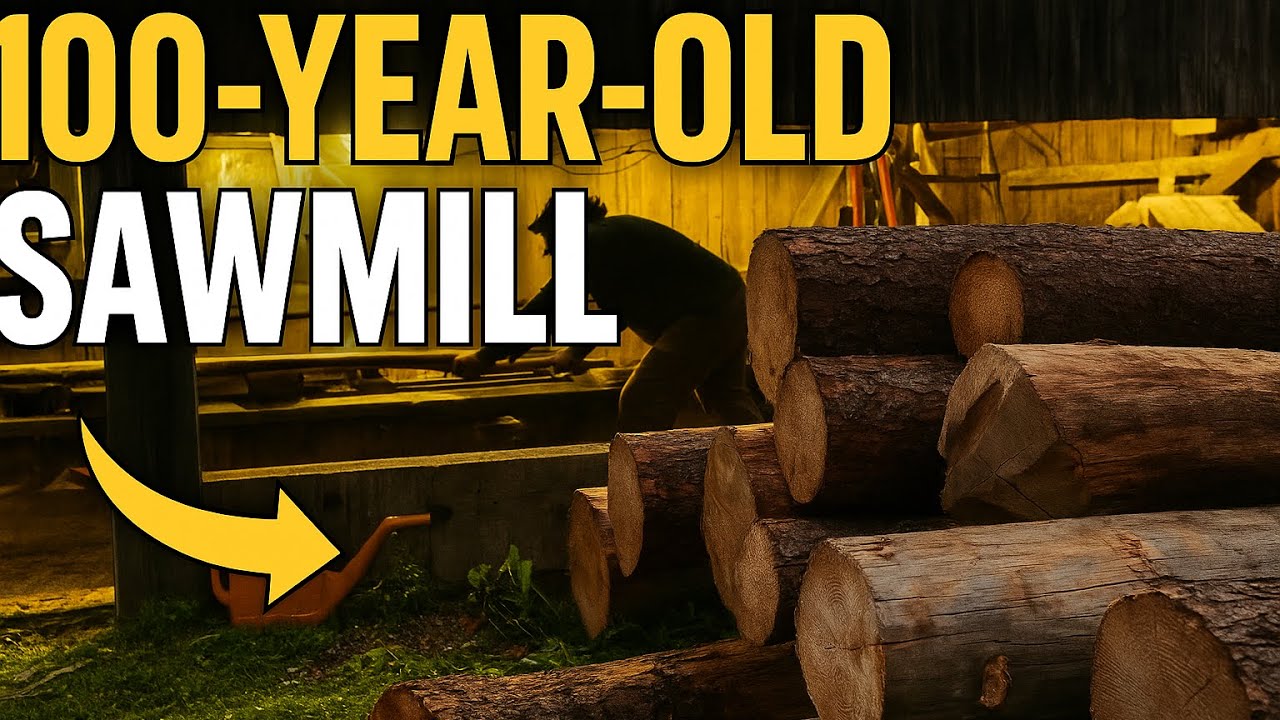100-Year-Old Sawmill Still Cutting Timber &ndash; From Log to Lumber