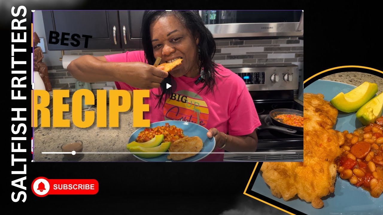 Saltfish Fritters | 🌴🇯🇲 Jamaican Breakfast & Snack Favorite