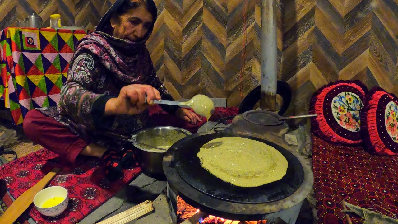 TRADITIONAL FOOD OF HUNZA NAGAR | BUCKWHEAT PANCAKES WITH APRICOT SEED OIL  |