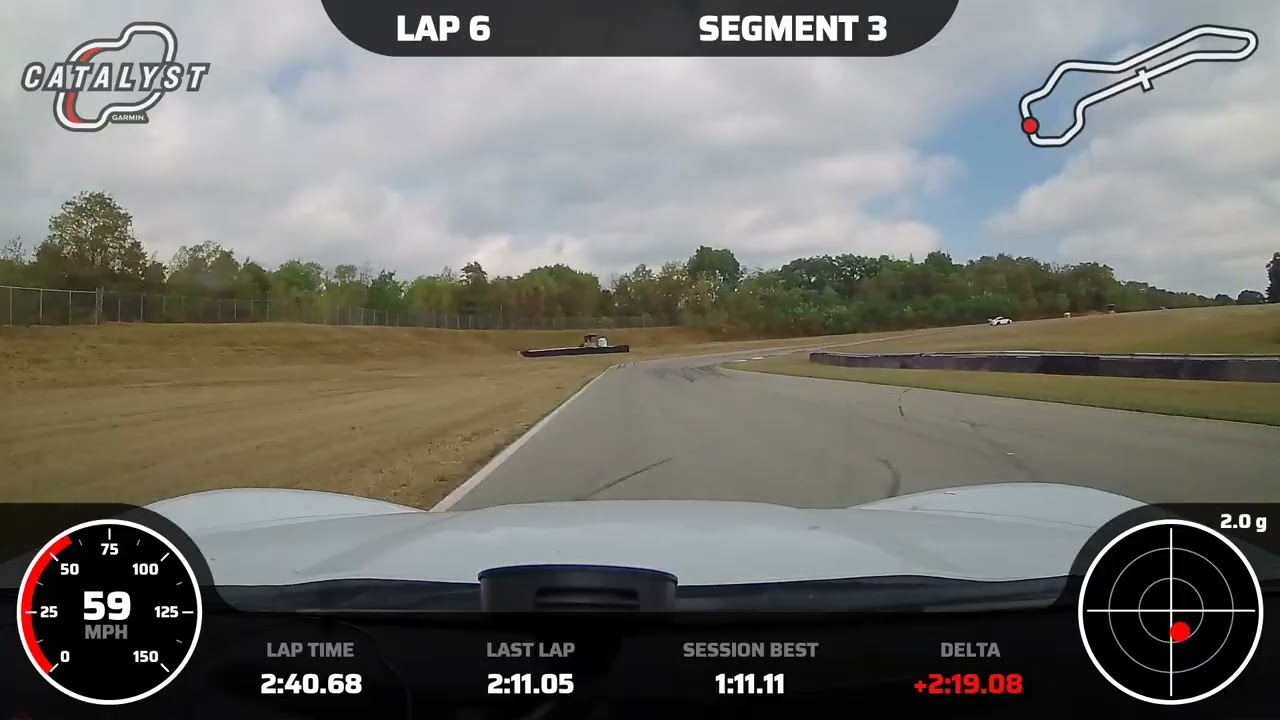 Pitt Race North   C6 Corvette Third Session   Raw Video
