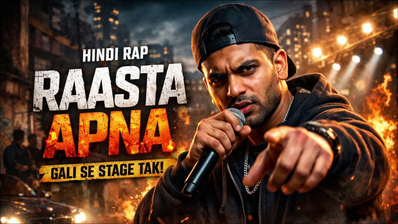 🎤 Raasta Apna – Hindi Rap | Gali Se Stage Tak | Motivational Desi Hip-Hop