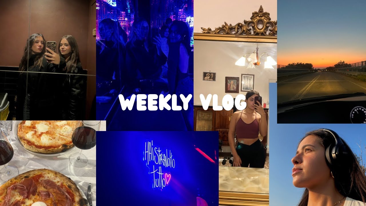 WEEKLY VLOG (shopping, serate, outfit, pensieri…)
