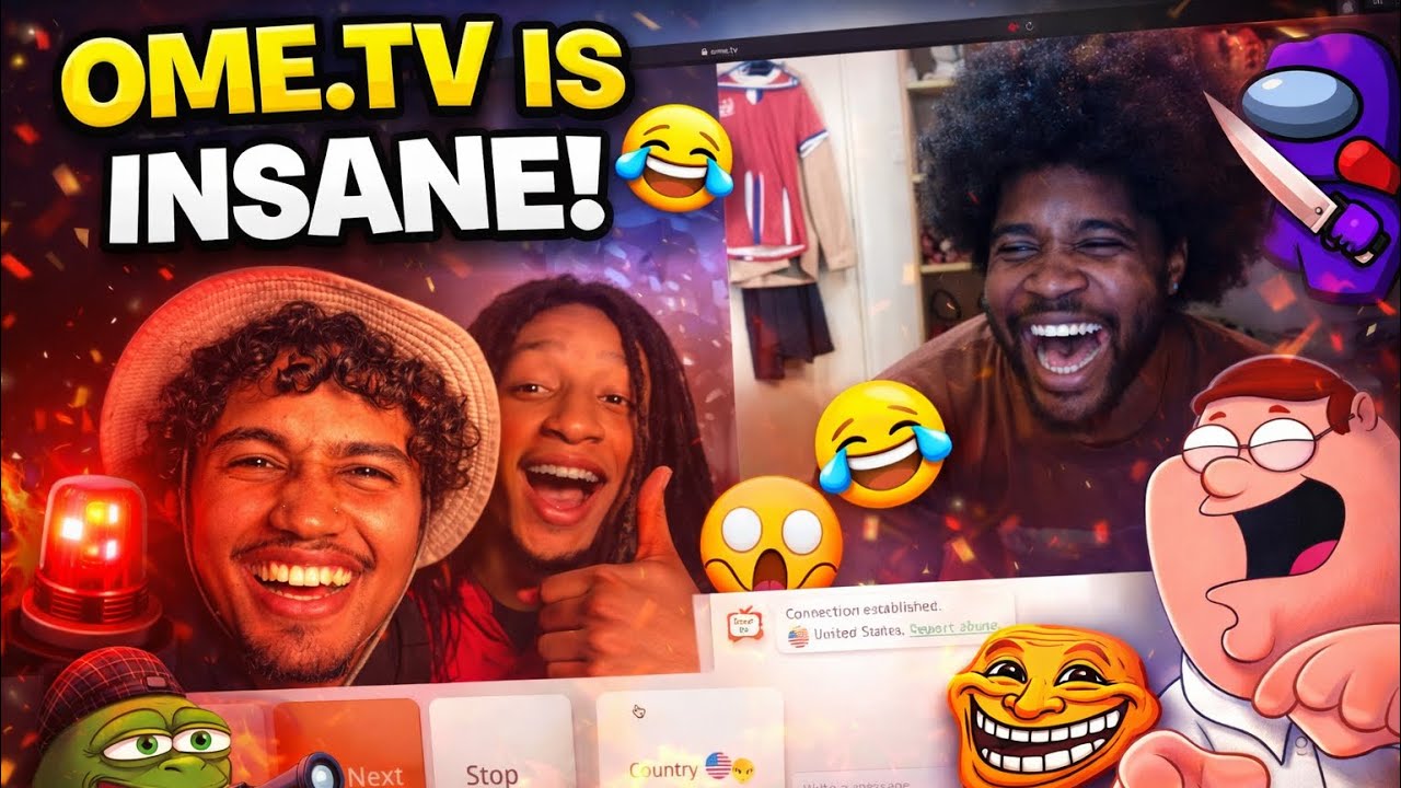 🤔Talking to Strangers on OmeTv😂(🤦🏾‍♂️someone called me…)