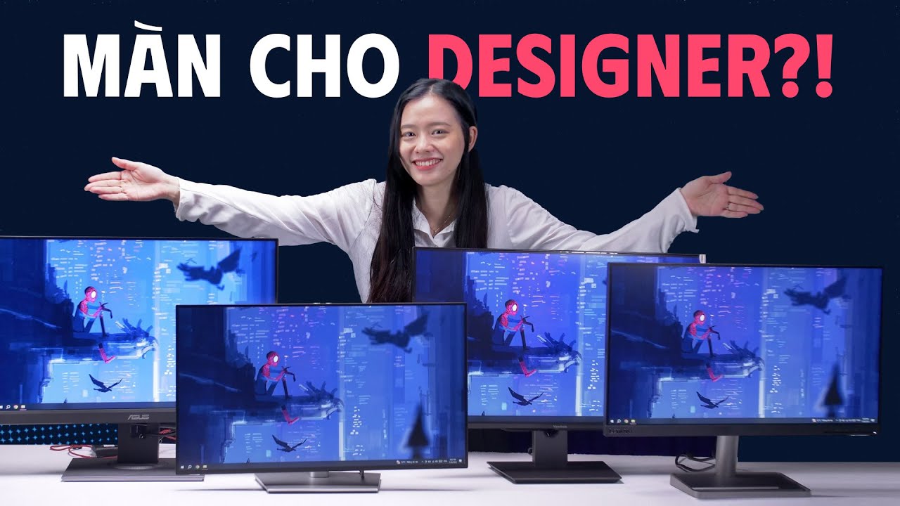4 Màn hình đồ họa cho Designer - Hơn 4 triệu đã có màn 2K