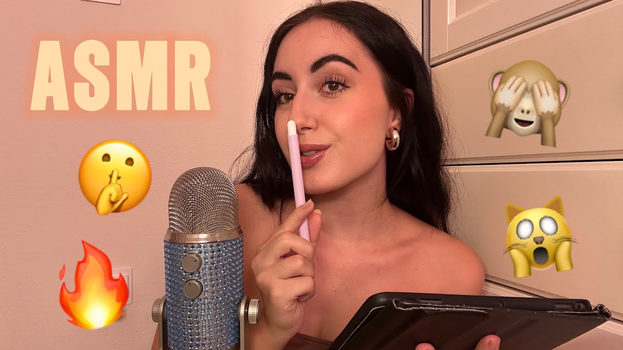 ASMR EN ESPAÑOL // HACIÉNDOTE PREGUNTAS INCÓMODAS🙈🤫🔥🫣🫵🏻 #asmr