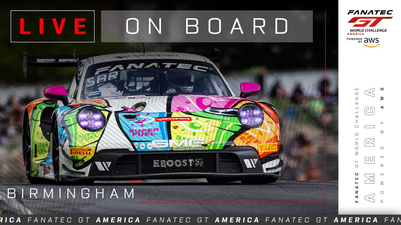 LIVE | OB CAR 32 | Race 1 | Barber Motorsports Park | Fanatec GT America powered by AWS 2024