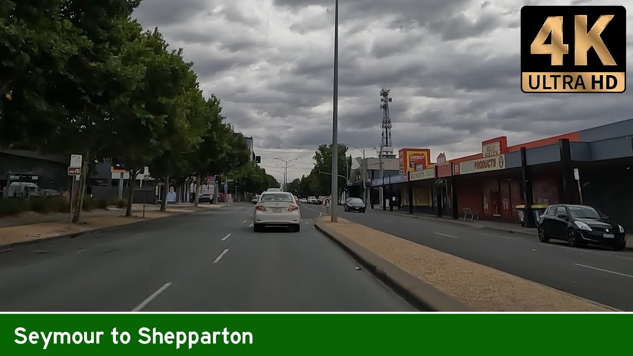 [AUS] Driving from SEYMOUR to SHEPPARTON (Real-Time Drive)