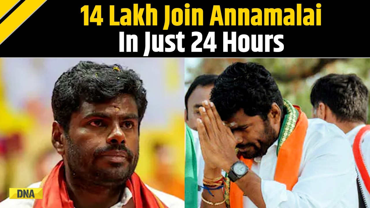 Annamalai News: Nearly 14 Lakh Join K Annamalai's New Movement Within 24 Hours Of BJP Exit