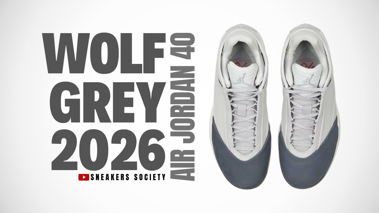 WOLF GREY 2026 Air Jordan 40 | DETAILED LOOK + PRICE