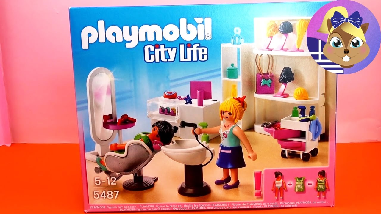 Συναρμολογούμε το σετ παιχνιδιού Playmobil City Life : Σαλόνι ομορφιάς