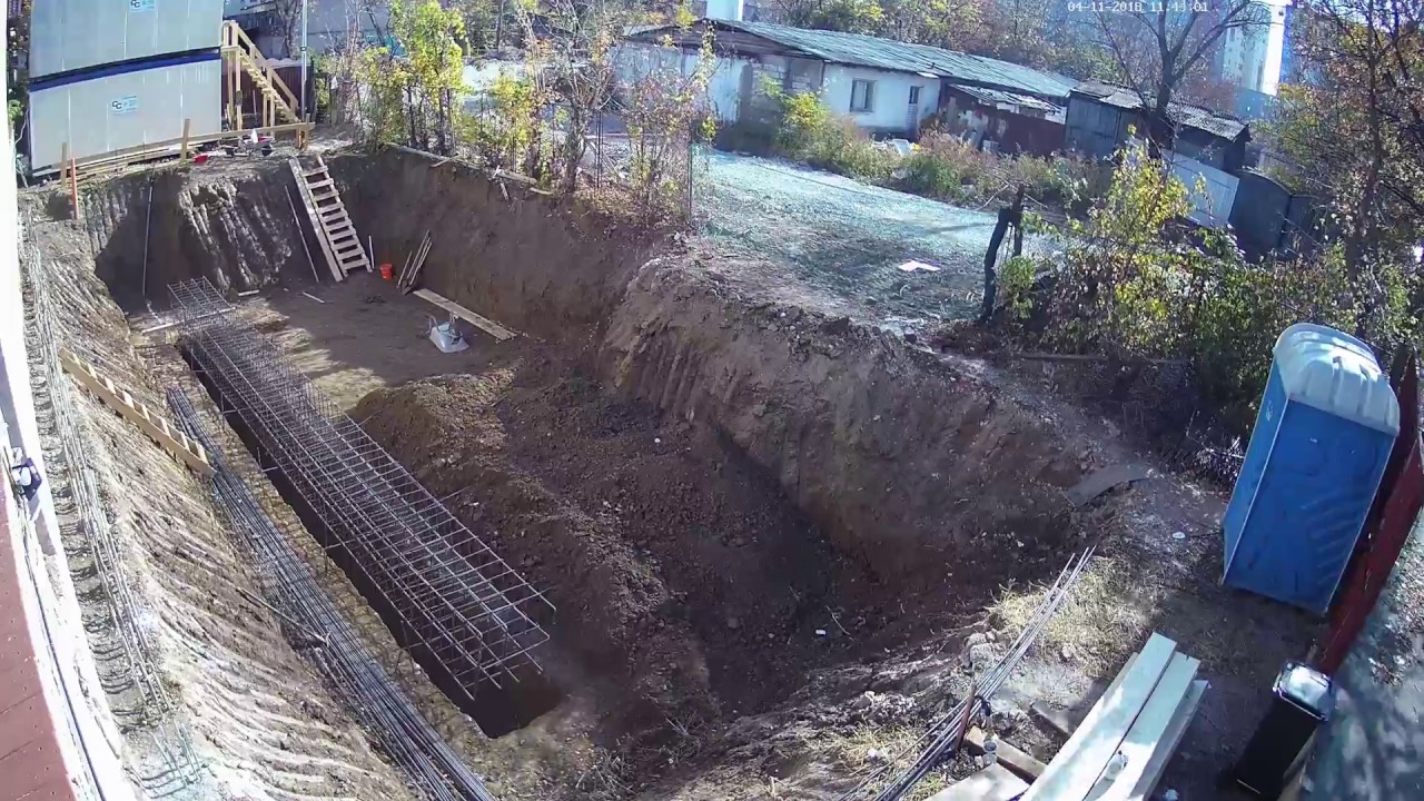 Timelapse - Casa Pasivă București - Excavarea incintei subsolului